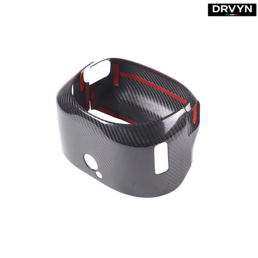 DRVYN Real Carbon Fiber Steering Wheel Base Cover Trim For Corvette C7 2014-2019 US