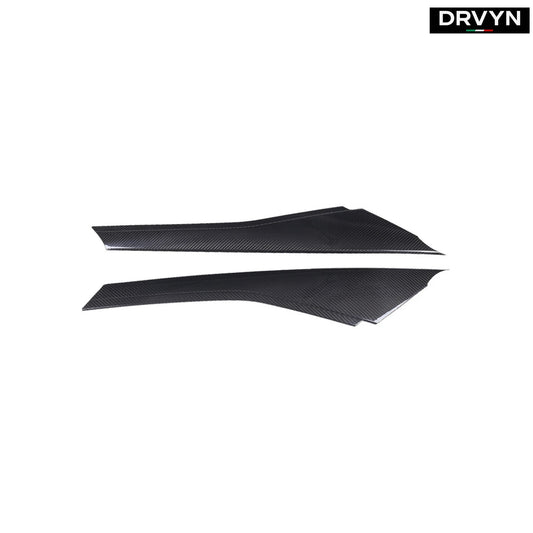 DRVYN Real Carbon Fiber Window Triangle A-Pillar Cover Trim For Corvette C7 2014-19 US