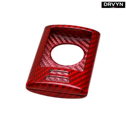 DRVYN Real Gloss Red Carbon Fiber Key Fob Shell Cover For Chevy 2014-2019 C7 Corvette