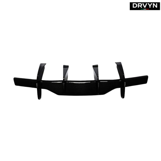 For 20-26 Corvette C8 Z51 Stage 3 GT Style Gloss Black Rear Bumper Diffuser