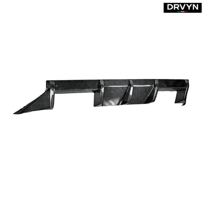 DRVYN 2023-2026 BMW G87 M2 MT Style 3 Fins Real Carbon Fiber Rear Bumper Diffuser