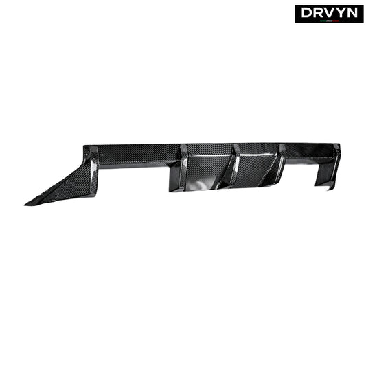 DRVYN 2023-2026 BMW G87 M2 MT Style 3 Fins Real Carbon Fiber Rear Bumper Diffuser