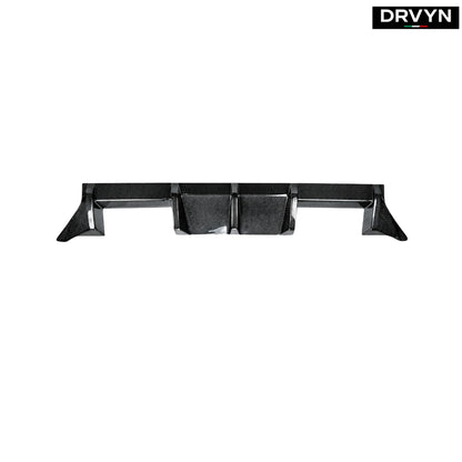 DRVYN 2023-2026 BMW G87 M2 MT Style 3 Fins Real Carbon Fiber Rear Bumper Diffuser