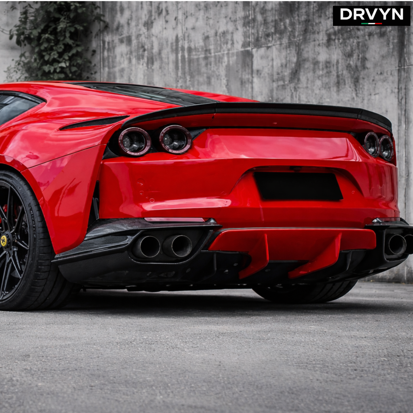 DRVYN New Style Carbon Fiber Rear Spoiler  For Ferrari 812 Superfast - photo 3 - Drvyn