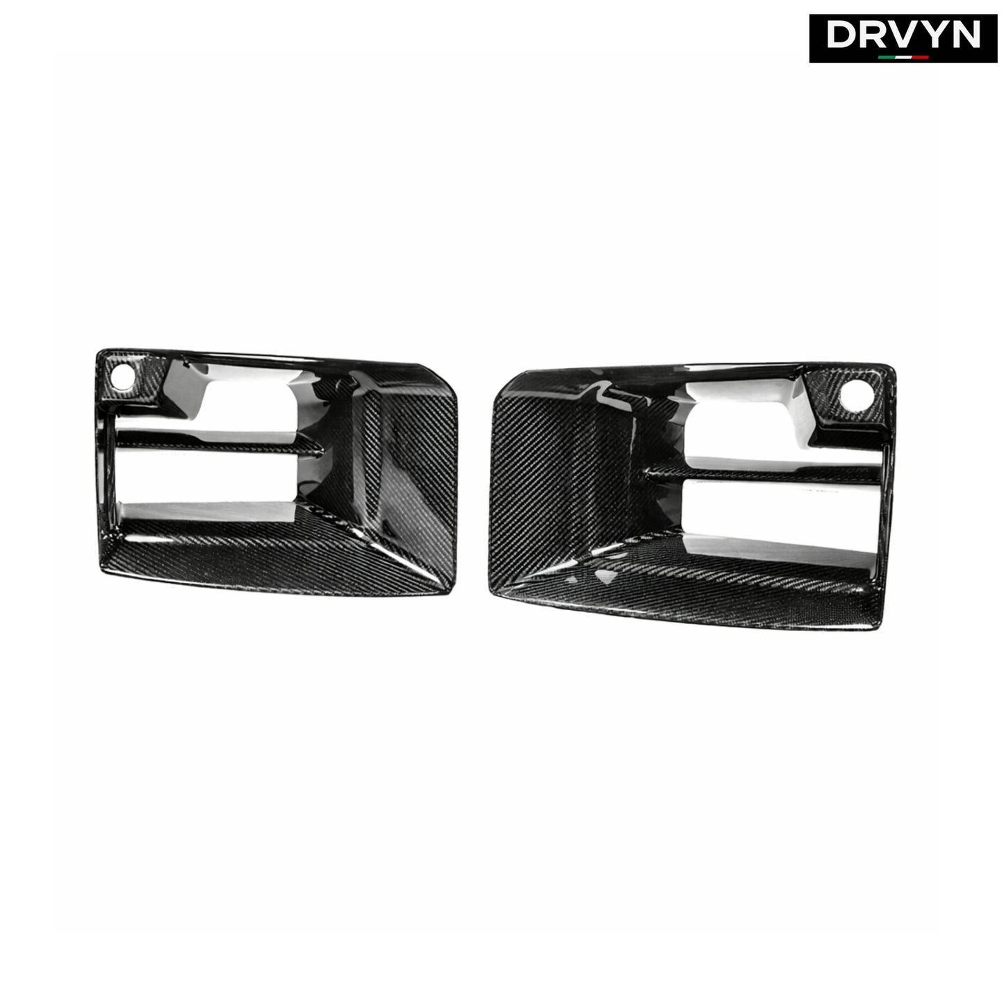 DRVYN 2023-26 BMW G87 M2 CARBON FIBER FRONT BUMPER AIR DUCT VENT INLET TRIM COVER for Nissan Infiniti - Drvyn