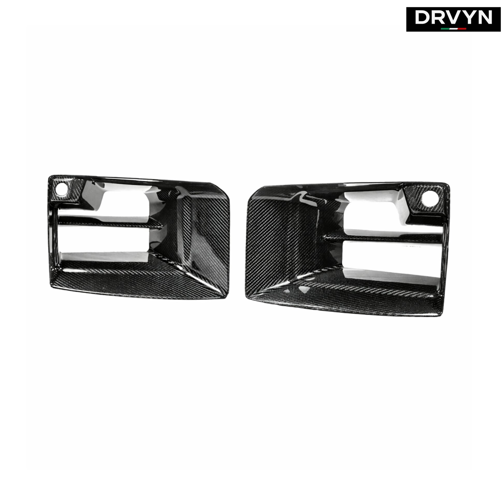 DRVYN 2023-26 BMW G87 M2 CARBON FIBER FRONT BUMPER AIR DUCT VENT INLET TRIM COVER for Nissan Infiniti - Drvyn