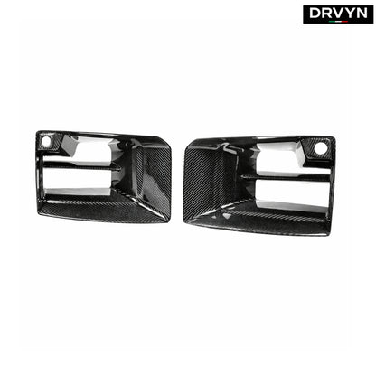 DRVYN 2023-26 BMW G87 M2 CARBON FIBER FRONT BUMPER AIR DUCT VENT INLET TRIM COVER for Nissan Infiniti - Drvyn