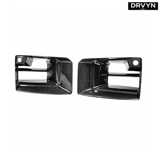 DRVYN 2023-26 BMW G87 M2 CARBON FIBER FRONT BUMPER AIR DUCT VENT INLET TRIM COVER