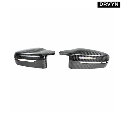 DRVYN 21-26 BMW G80 G82 G83 G87 M2 M3 M4 CARBON FIBER REPLACEMENT SIDE MIRROR CAPS