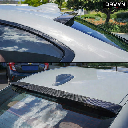 DRVYN 22-26 BMW G42 2 SERIES G87 M2 V STYLE CARBON FIBER REAR WINDOW ROOF SPOILER