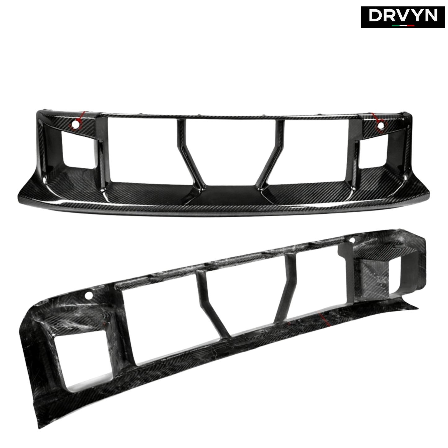 DRVYN 2023-2026 BMW G87 M2 Full Carbon Fiber Front Bumper Lower Grill Replacement