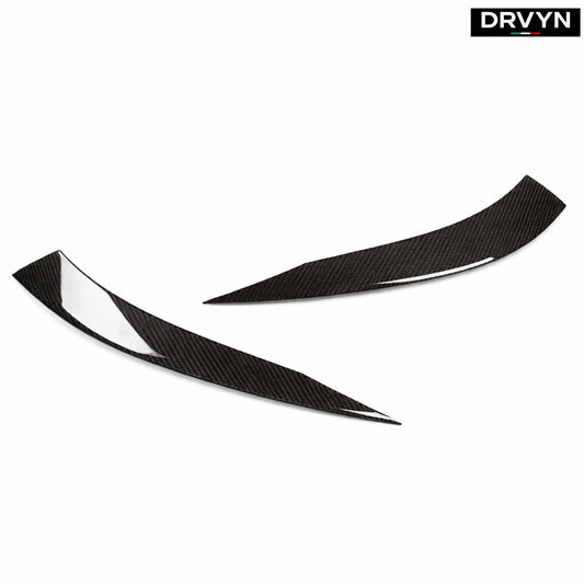 DRVYN 23-26 BMW G87 M2 DRY CARBON FIBER HEADLIGHT EYELID EYEBROW TRIM COVER ACCENT