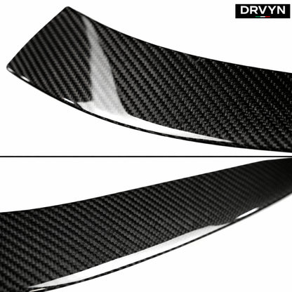 DRVYN 23-26 BMW G87 M2 DRY CARBON FIBER HEADLIGHT EYELID EYEBROW TRIM COVER ACCENT