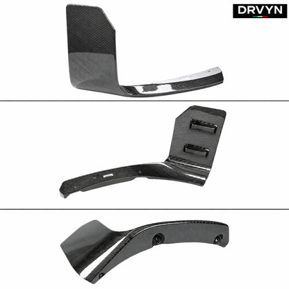 DRVYN 2023-2026 BMW M2 G87 Carbon Fiber MP Style Winglet Front Bumper Lip Splitter