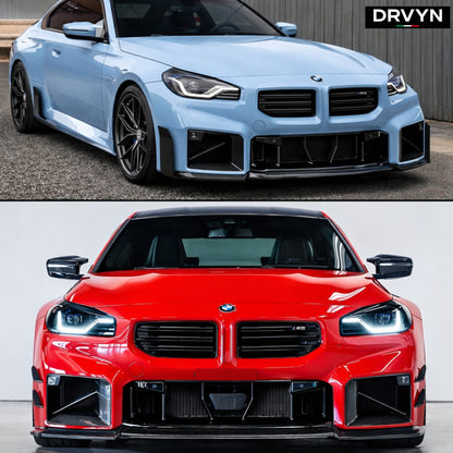 DRVYN 23-26 BMW G87 M2 MP Style Gloss Black Front Bumper Air Duct Vent Replacement
