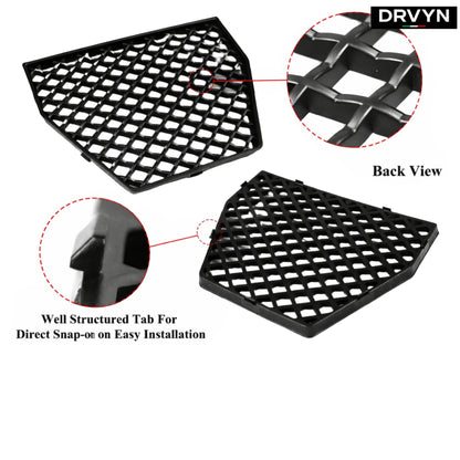 DRVYN 2023-2026 BMW G87 M2 Front Bumper Grille Radiator Bug Shield Mesh Cover 5pc
