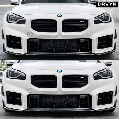 DRVYN 2023-2026 BMW G87 M2 Front Bumper Grille Radiator Bug Shield Mesh Cover 5pc