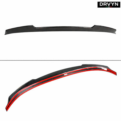DRVYN 22-26 BMW G42 2 SERIES M240i G87 M2 V STYLE REAL CARBON FIBER TRUNK SPOILER