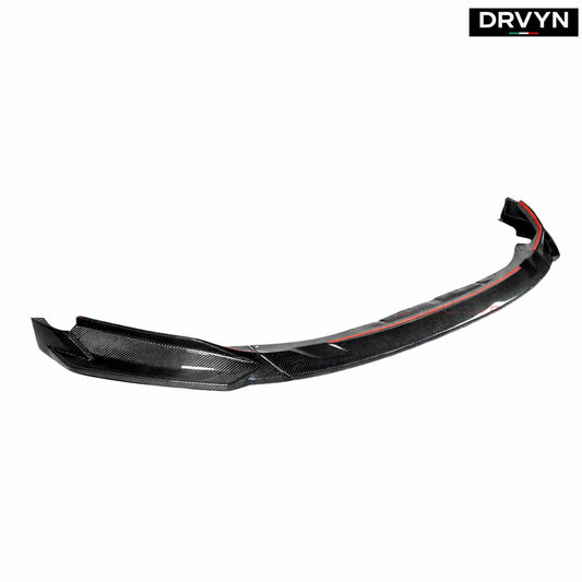 DRVYN 21-26 BMW G80 M3 G82 G83 M4 MHC+ V2 Style Real Carbon Fiber Front Bumper Lip