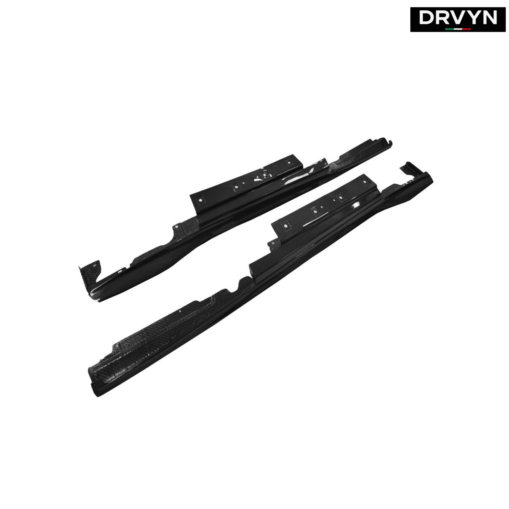 DRVYN OEM Style Carbon Fiber Side Skirt Extensions for Nissan Infiniti - Drvyn