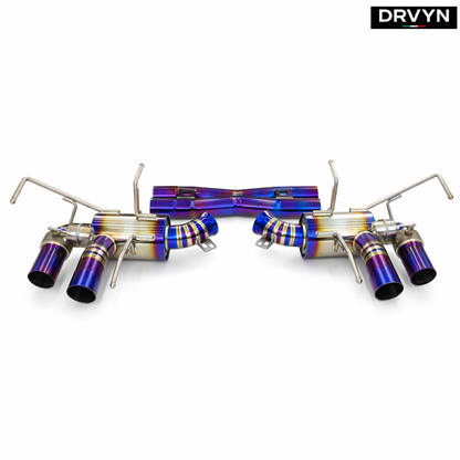 DRVYN Titanium Valved X-Pipe Axle Back Catback Exhaust - photo 4 - Drvyn