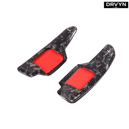 For 2020-26 Corvette C8 Dry Carbon Fiber Steering Wheel Paddle Shifter Extension