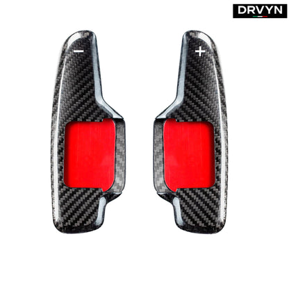 For 2020-26 Corvette C8 Dry Carbon Fiber Steering Wheel Paddle Shifter Extension