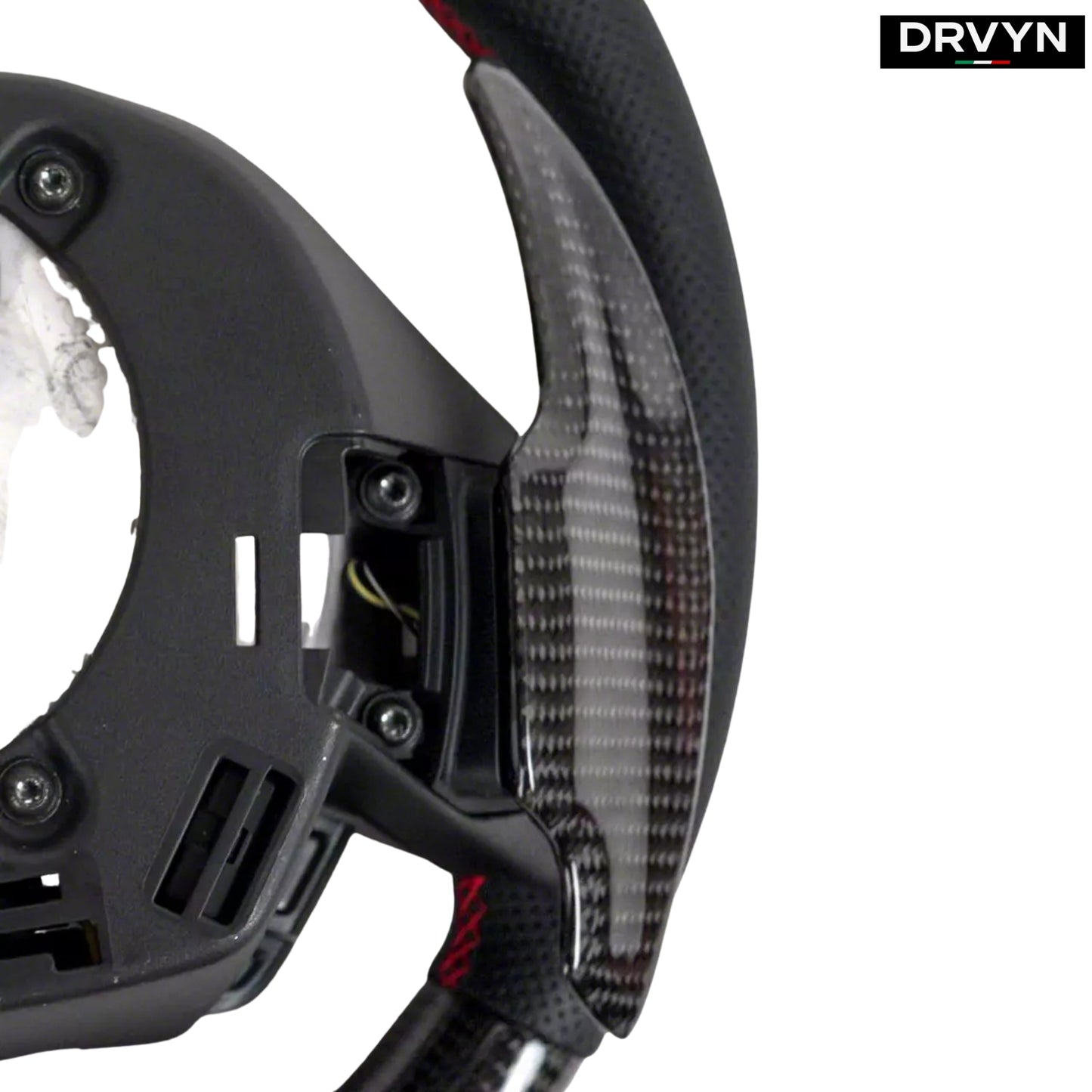 For 2020-26 Corvette C8 Dry Carbon Fiber Steering Wheel Paddle Shifter Extension