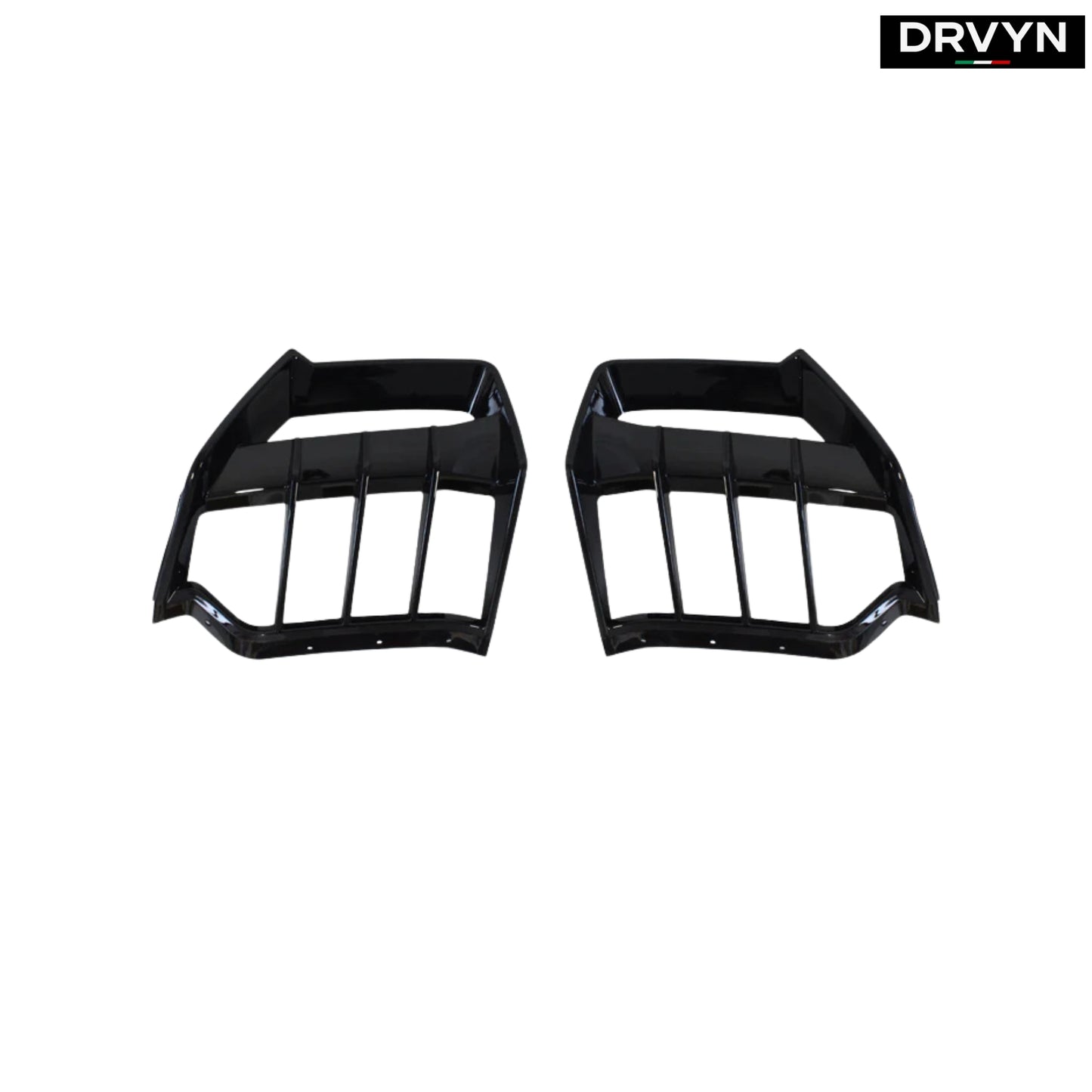 For 2020-2025 Corvette C8 Z51 E-Ray AC Style Gloss Black Rear Shark Fin Diffuser