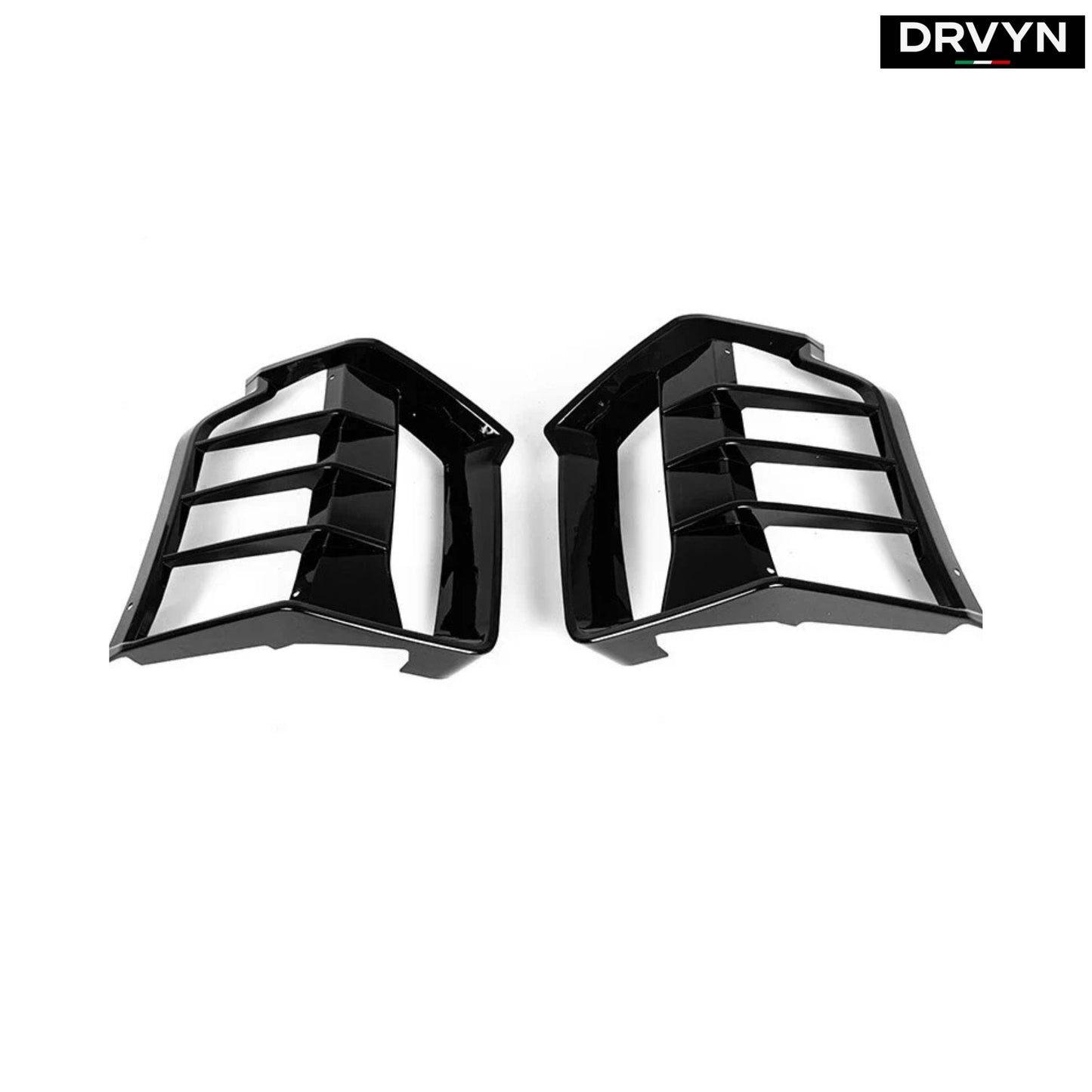 For 2020-2025 Corvette C8 Z51 E-Ray AC Style Gloss Black Rear Shark Fin Diffuser
