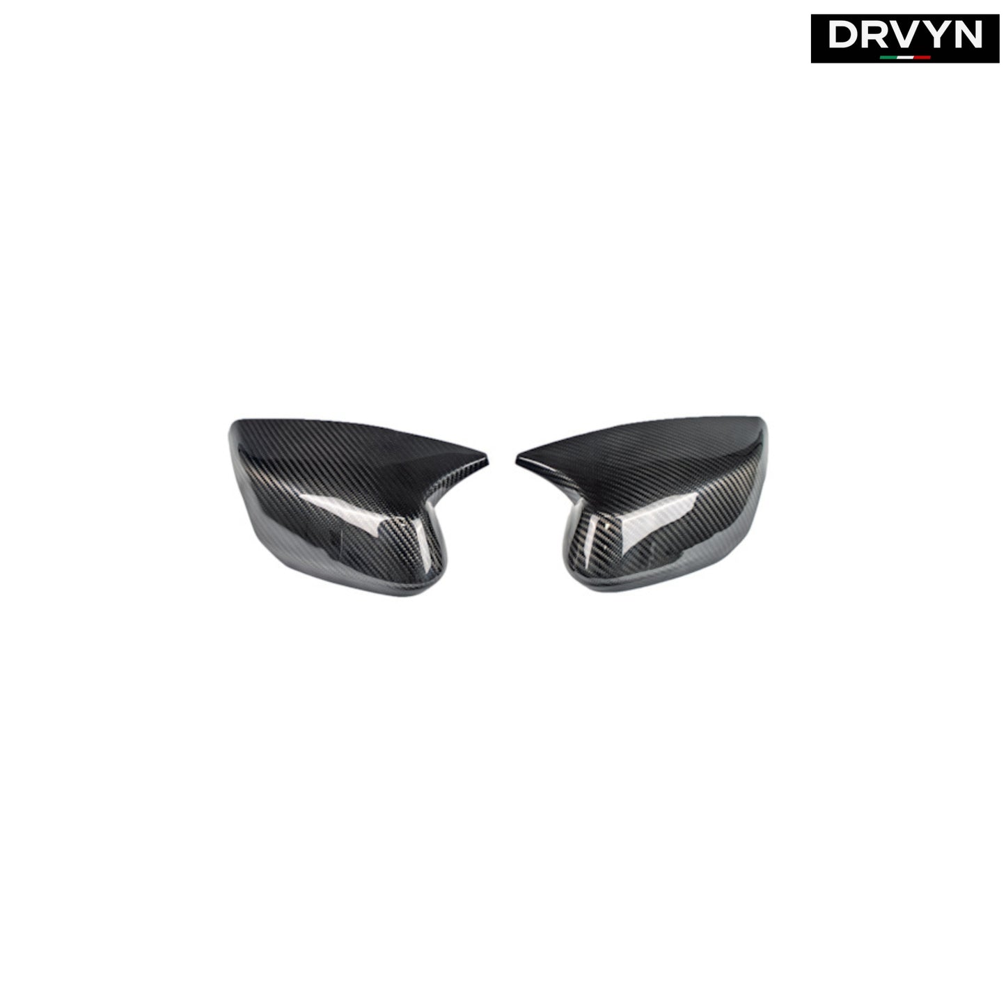 FOR 2020-26 CORVETTE C8 M STYLE REAL CARBON FIBER SIDE MIRROR COVER CAPS OVERLAY