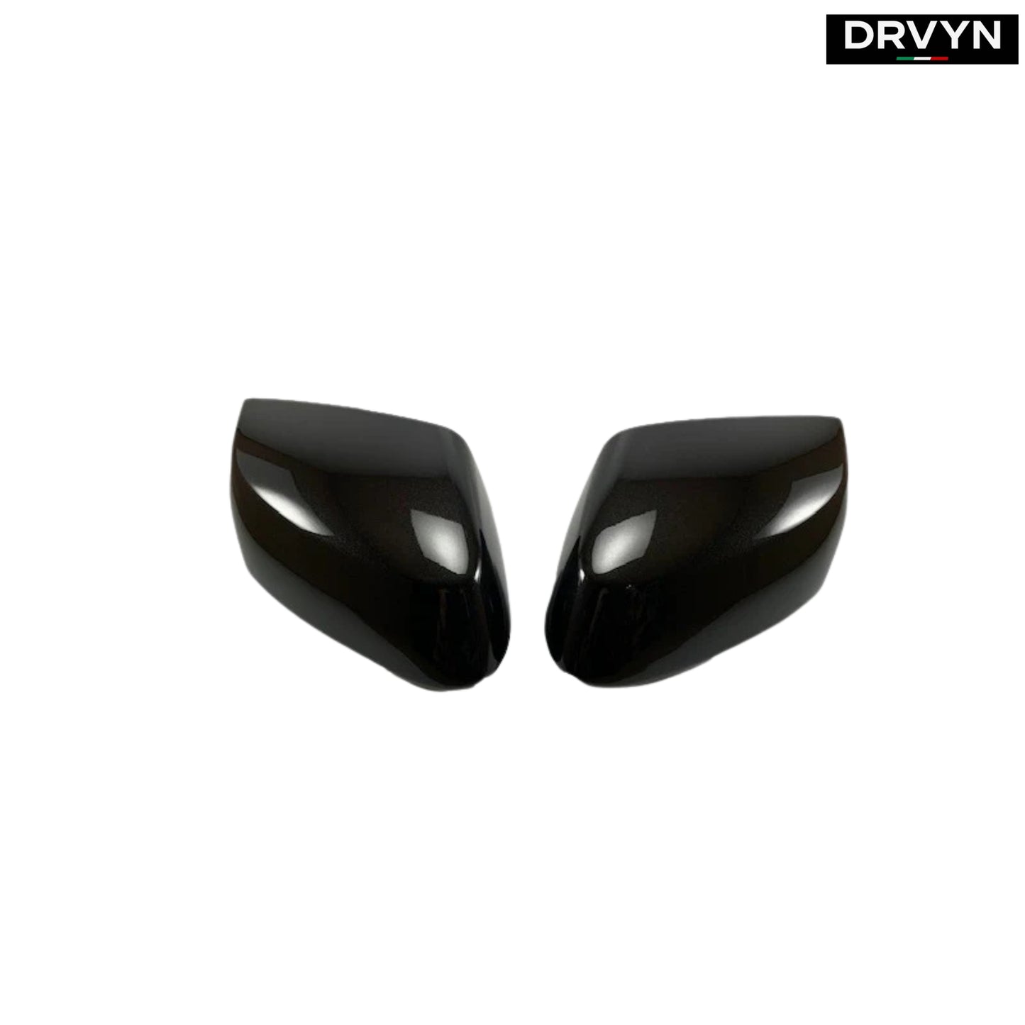 FOR 2020-25 CORVETTE C8 M STYLE GLOSS BLACK ADD ON SIDE MIRROR COVER CAP OVERLAY