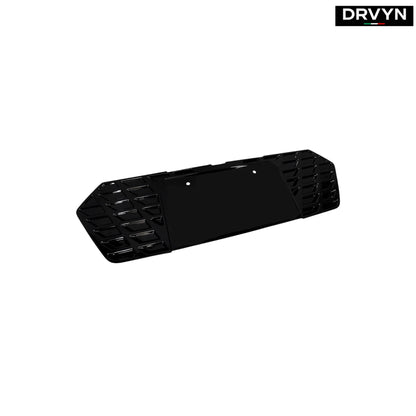 For 2020-26 Corvette C8 Z51 Z06 Matt Black Rear License Plate Frame Holder Panel