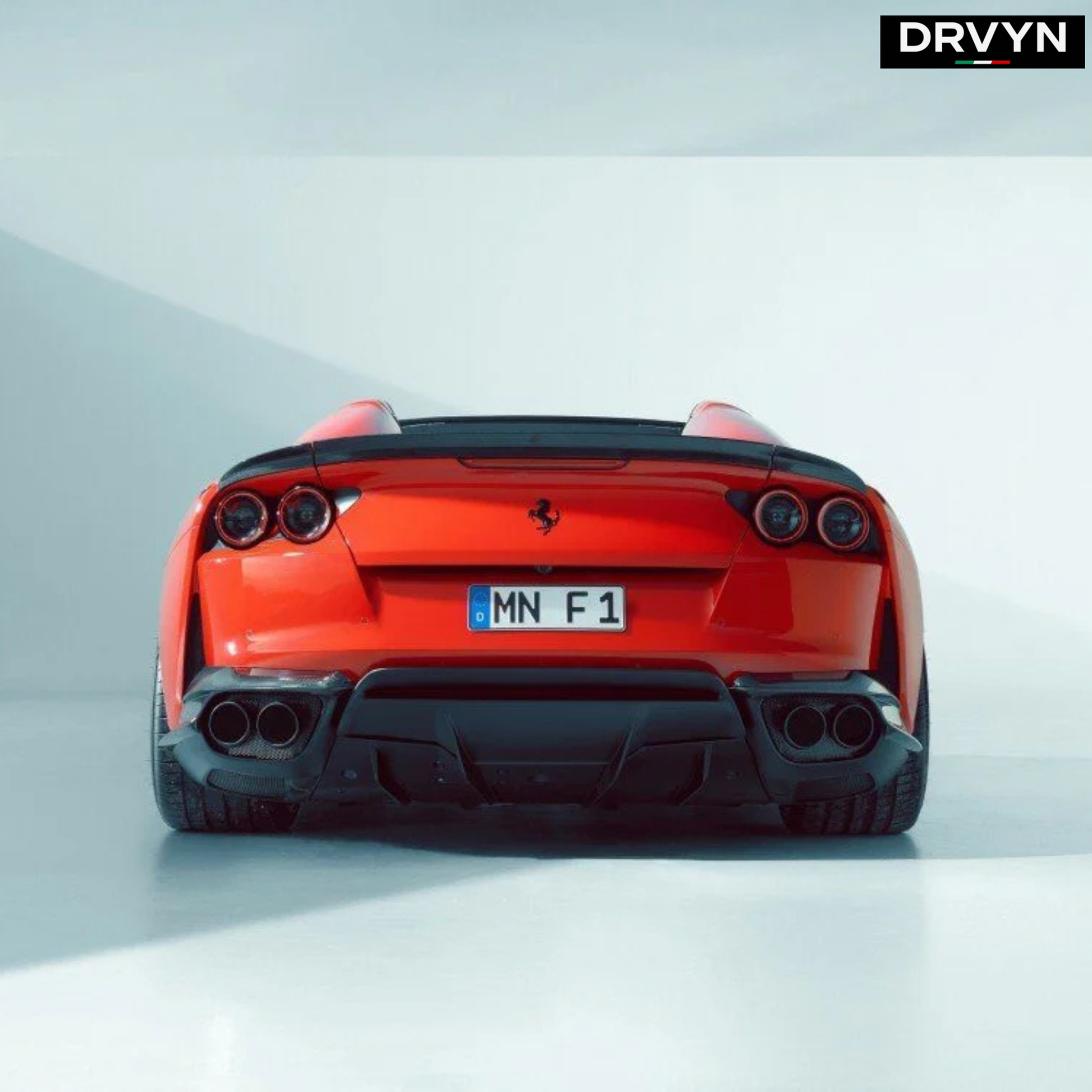 DRVYN OEM Style Dry Carbon Fiber Rear Diffuser Bumper Lip For Ferrari 812 Superfast & 812 GTS - photo 4 - Drvyn