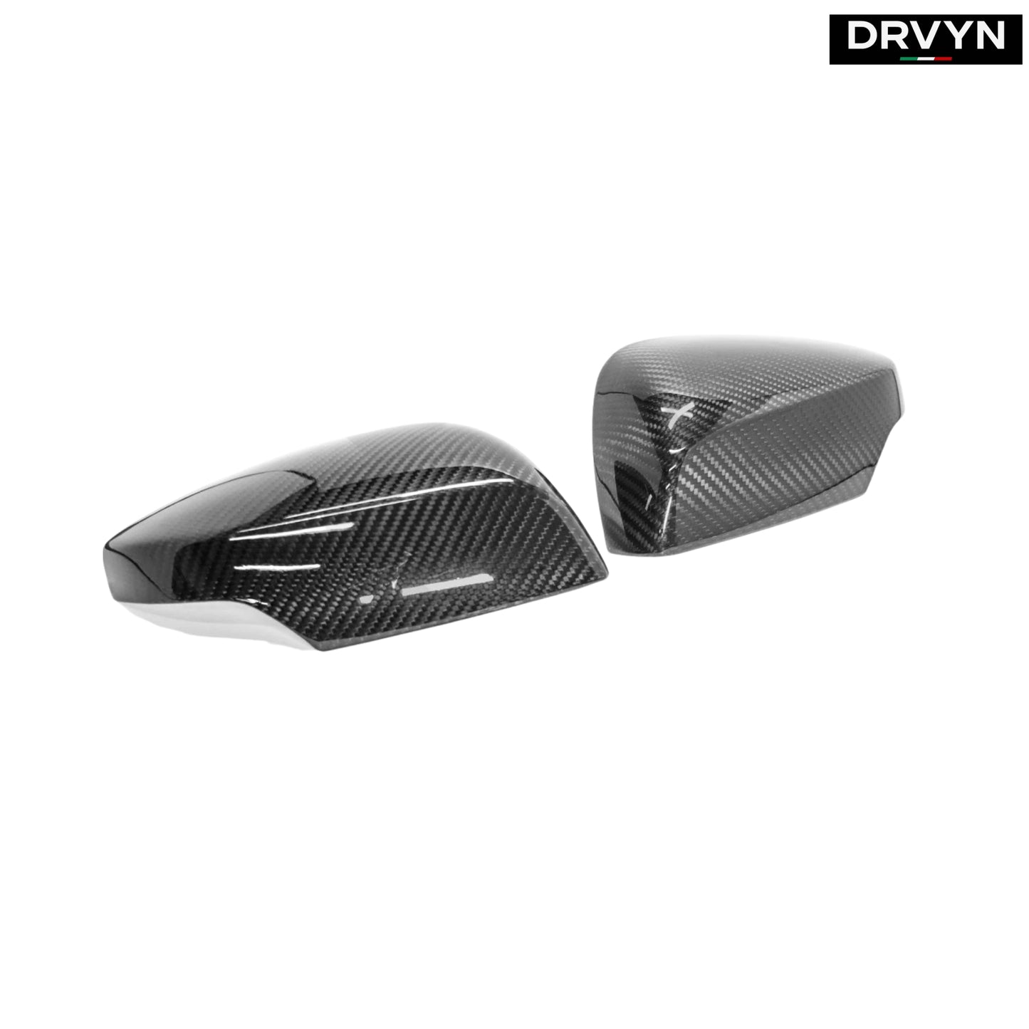 FOR 2020-2024 CORVETTE C8 FULL DRY CARBON FIBER SIDE MIRROR COVER OVERLAYS PAIR