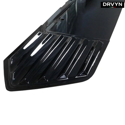 FOR 2020-2025 CORVETTE C8 GLOSS BLACK REAR LICENSE PLATE PANEL TRIM COVER FILLER