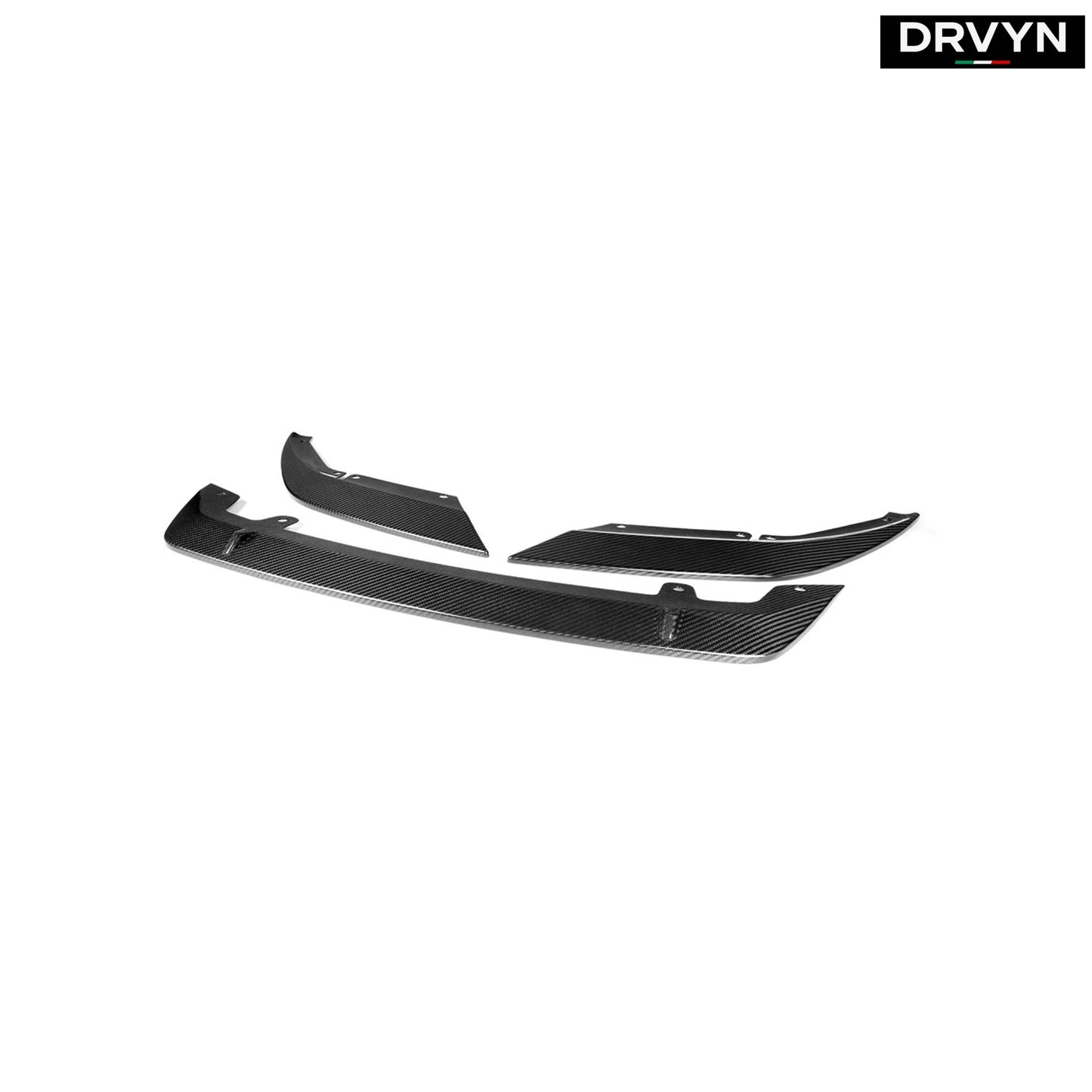 For 2021-23 BMW F90 M5 LCI ST Style Real Carbon Fiber Front Bumper Lip Splitter