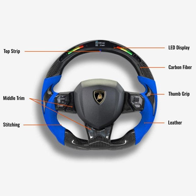 Lamborghini Aventador Custom Steering Wheel