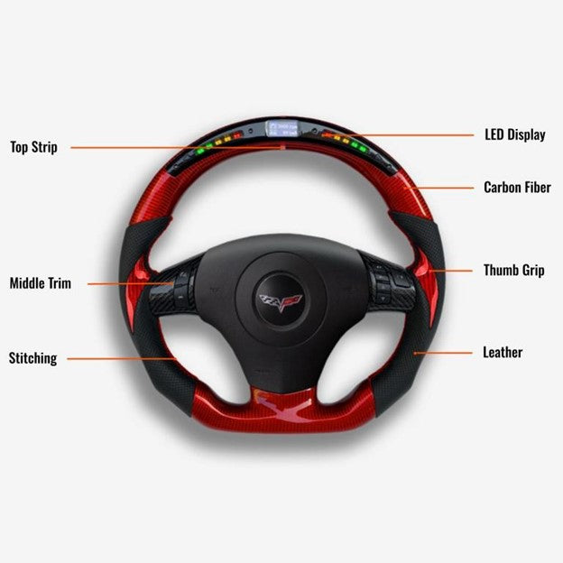 Chevrollet Corvette C6 Custom Steering Wheel