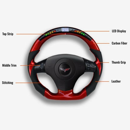 Chevrollet Corvette C6 Custom Steering Wheel