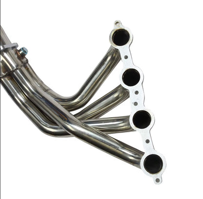 DRVYN Stainless Steel Headers with Crossover X-Pipe & Exhaust Extension Pipes for Corvette C6 Z06 (2005)