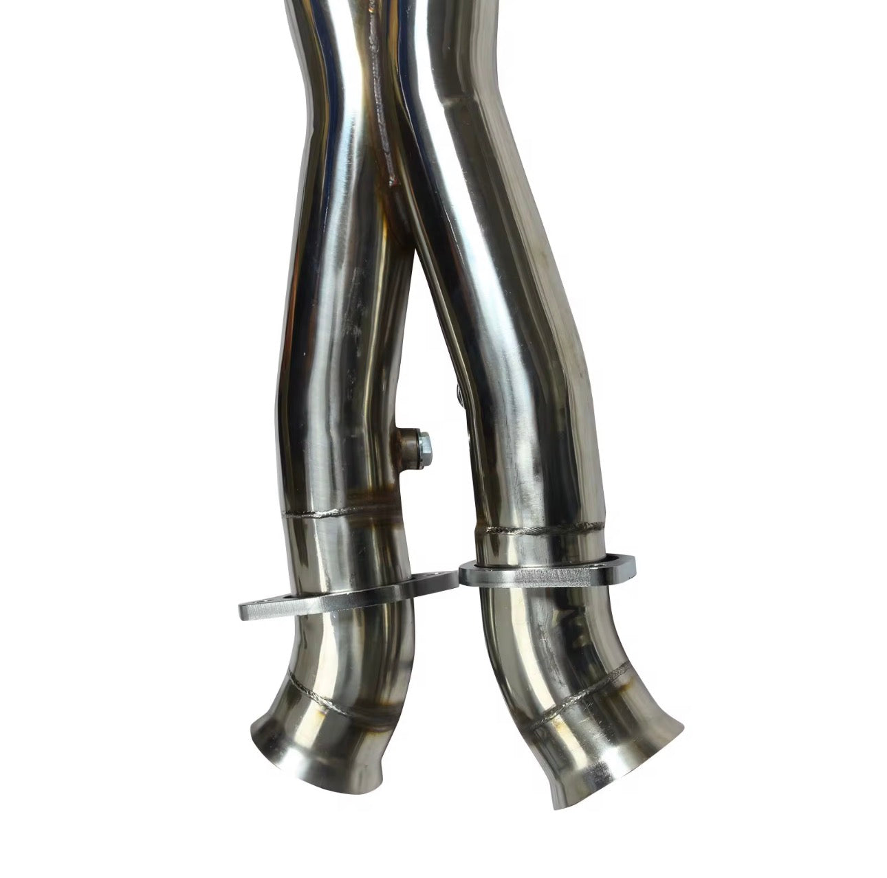 DRVYN Stainless Steel Headers with Crossover X-Pipe & Exhaust Extension Pipes for Corvette C6 Z06 (2005)