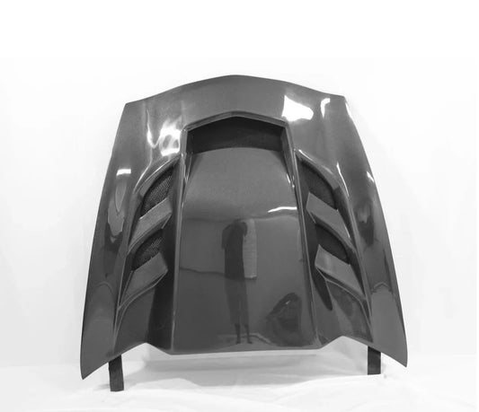2014–2019 Corvette C7 – Full Carbon Fiber Vented Hood