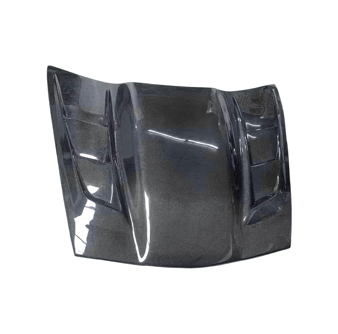 DRVYN Corvette C6 2006–2013 Carbon Fiber Hood V1 Style Front Vented