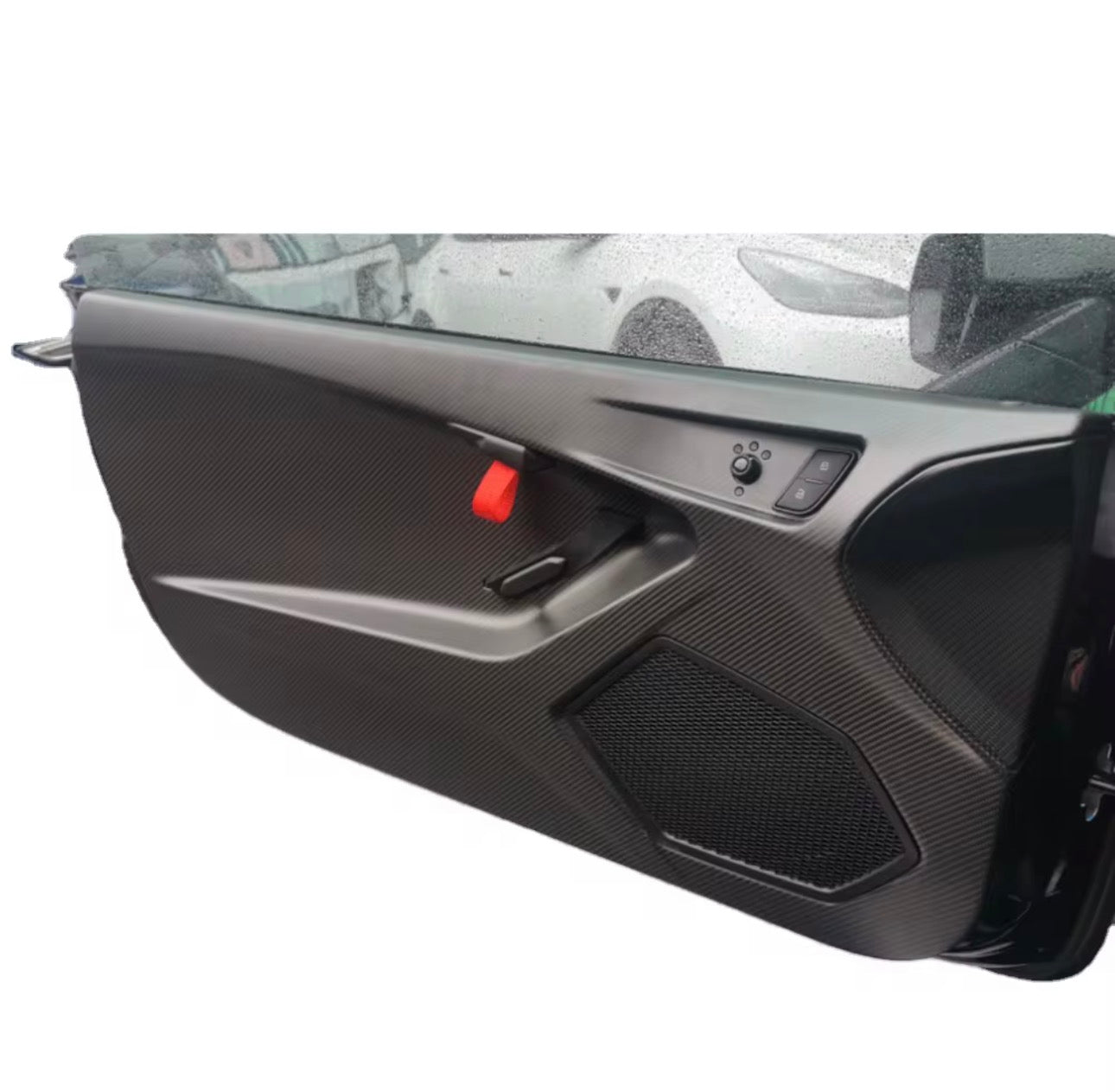Lamborghini Huracán (Up to STO) – Full Matte Dry Carbon Fiber Inner Door Panels