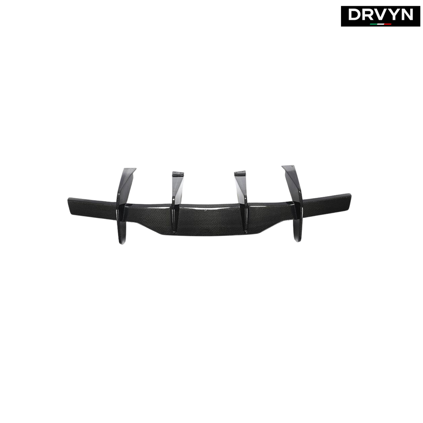 For 2020-26 Corvette C8 Z51 STG 3 Add-On Real Carbon Fiber Rear Bumper Diffuser: