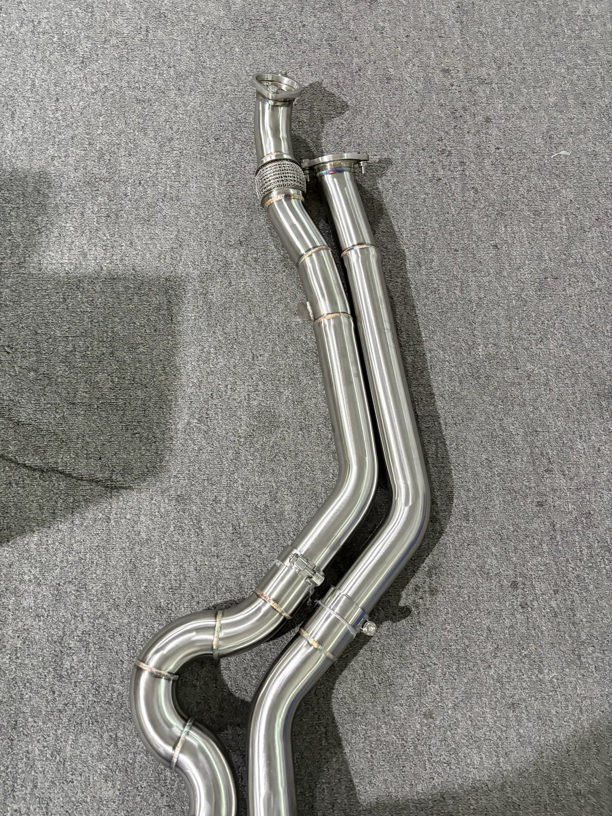DRVYN STAINLESS STEEL EQUAL-LENGTH Z-PIPE MID-PIPE | BMW S58 M2 / M3 / M4
