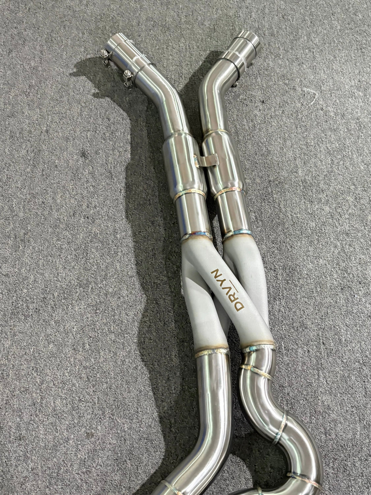 DRVYN STAINLESS STEEL EQUAL-LENGTH Z-PIPE MID-PIPE | BMW S58 M2 / M3 / M4