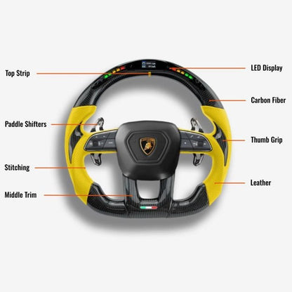 Lamborghini URUS Custom Steering Wheel 2018