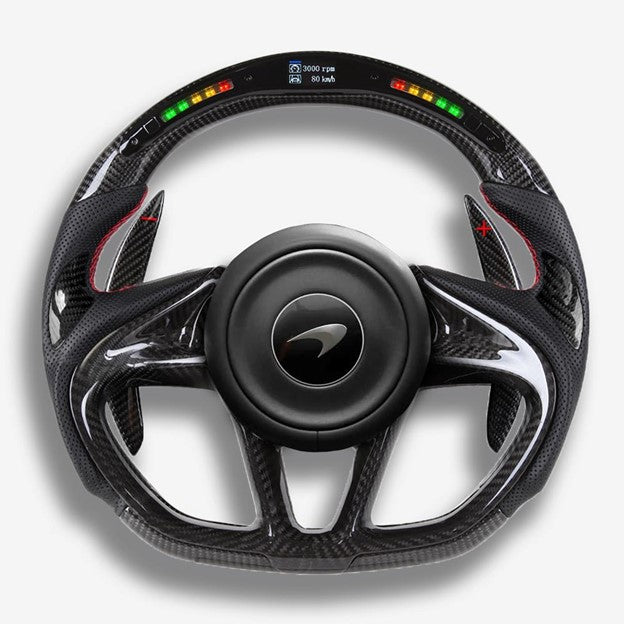 McLaren 720S Custom Steering Wheel - Handcrafted Performance | DRVYN